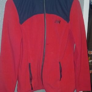 New Balance Red and Black Zip-Up Jacket